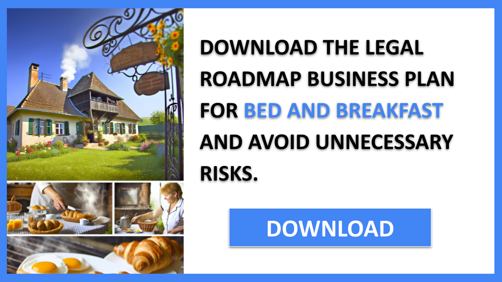 Business Plan Example for Bed And Breakfast - Bed And Breakfast Legal Considerations- CTA2