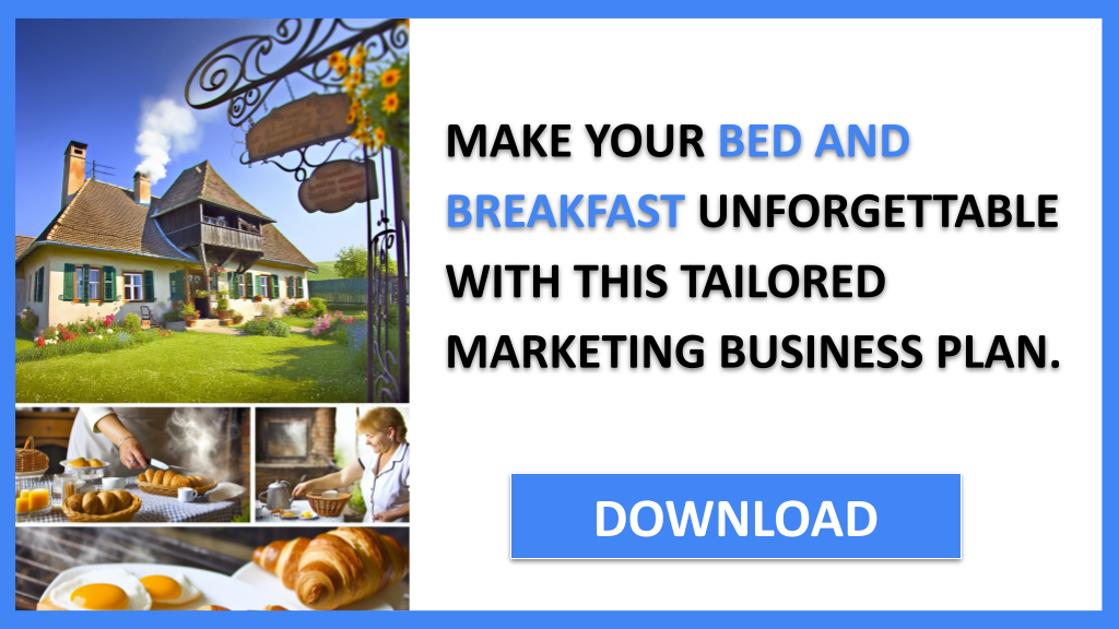 Business Plan Example for Bed And Breakfast - Bed And Breakfast Marketing Plan- CTA3