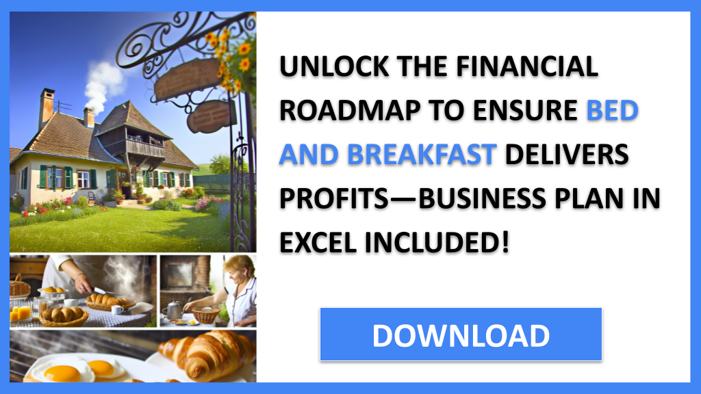 Business Plan Example for Bed And Breakfast - Bed And Breakfast Profitability- CTA2