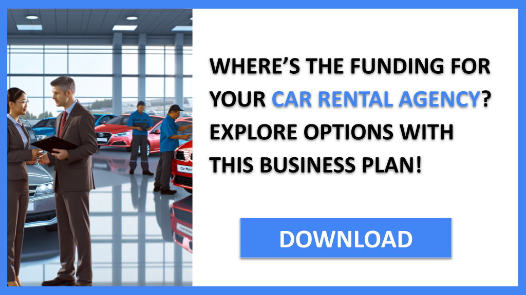 Business Plan Example for Car Rental Agency - Car Rental Agency Funding Options- CTA1