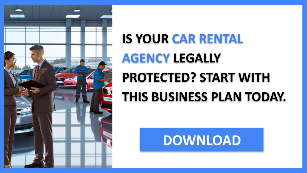 Business Plan Example for Car Rental Agency - Car Rental Agency Legal Considerations- CTA1