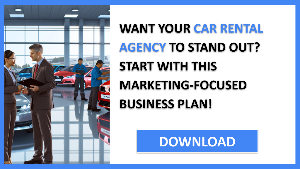 Business Plan Example for Car Rental Agency - Car Rental Agency Marketing Plan- CTA1