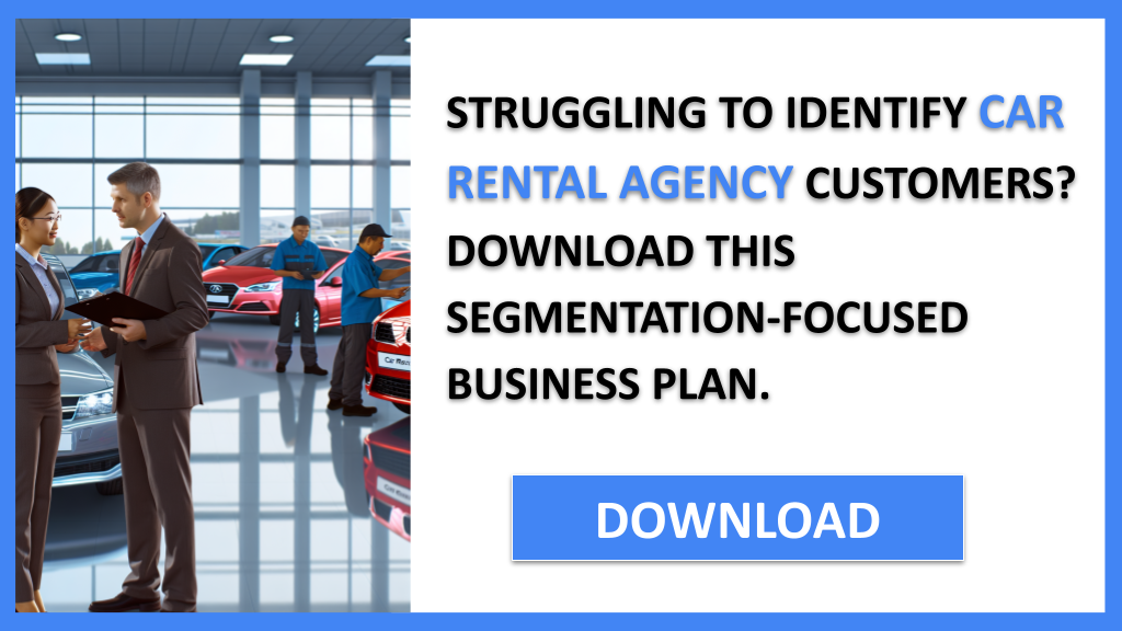 Business Plan Example for Car Rental Agency - Car Rental Agency Customer Segments- CTA1