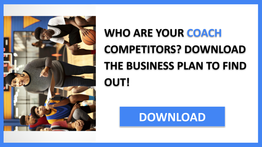 Business Plan Example for Coach - Coach Competition Study- CTA1