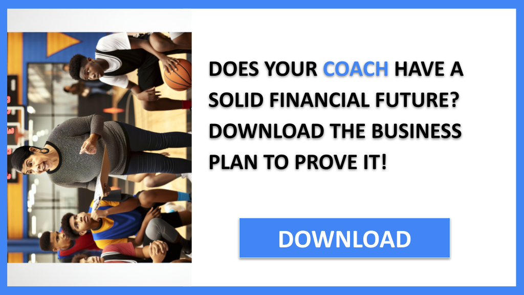 Business Plan Example for Coach - Coach Financial Plan- CTA1