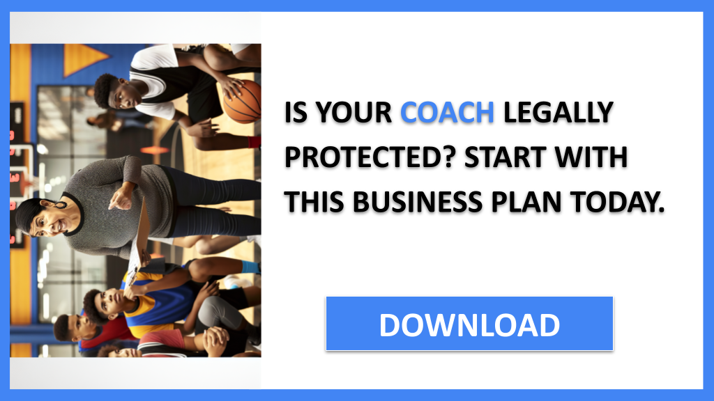 Business Plan Example for Coach - Coach Legal Considerations- CTA1