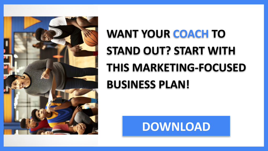 Business Plan Example for Coach - Coach Marketing Plan- CTA1
