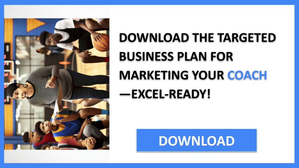 Business Plan Example for Coach - Coach Marketing Plan- CTA2