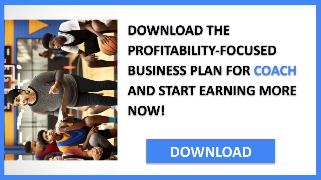 Business Plan Example for Coach - Coach Profitability- CTA3