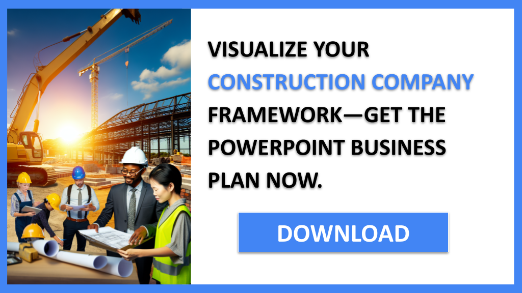 Business Plan Example for Construction Company - Construction Company Business Model Canvas- CTA3