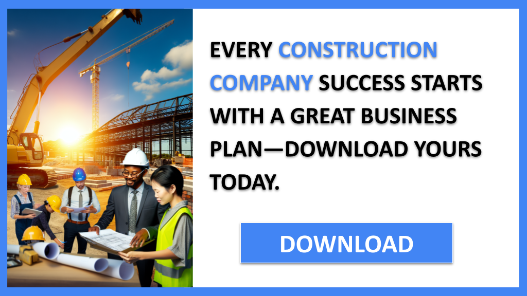 Business Plan Example for Construction Company - Construction Company Business Plan- CTA1