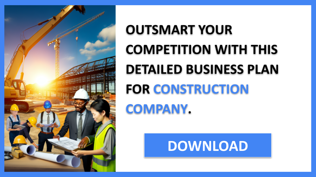 Business Plan Example for Construction Company - Construction Company Competition Study- CTA3