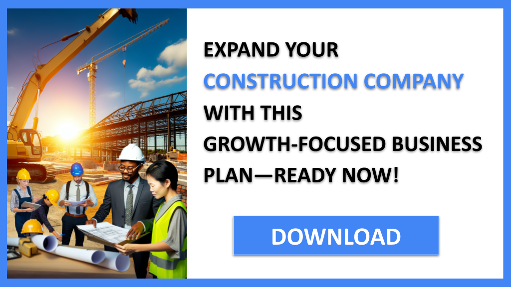 Business Plan Example for Construction Company - Construction Company Growth Strategy- CTA3