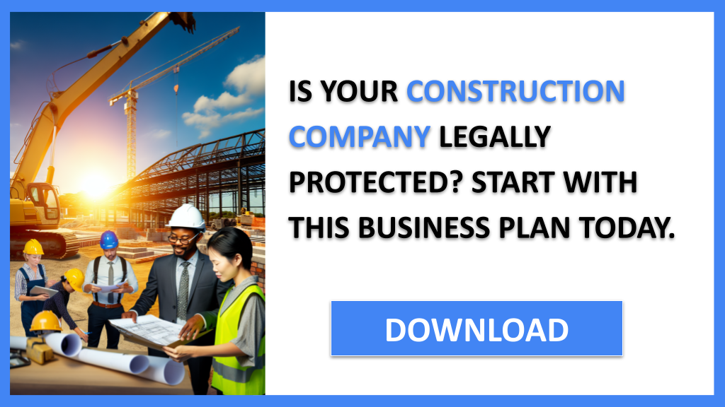 Business Plan Example for Construction Company - Construction Company Legal Considerations- CTA1