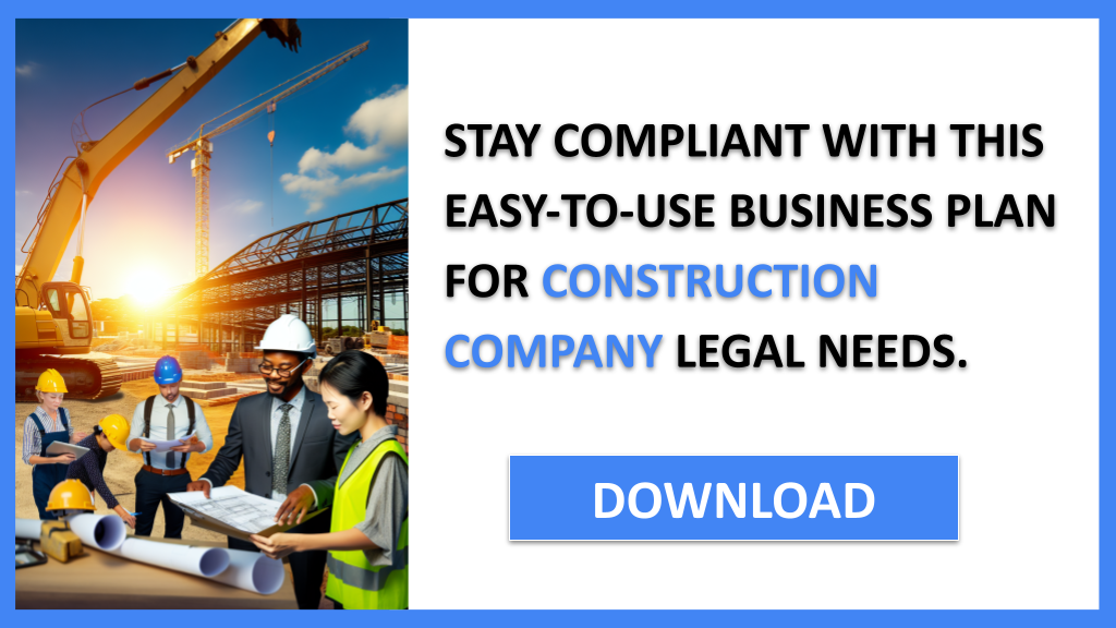 Business Plan Example for Construction Company - Construction Company Legal Considerations- CTA3