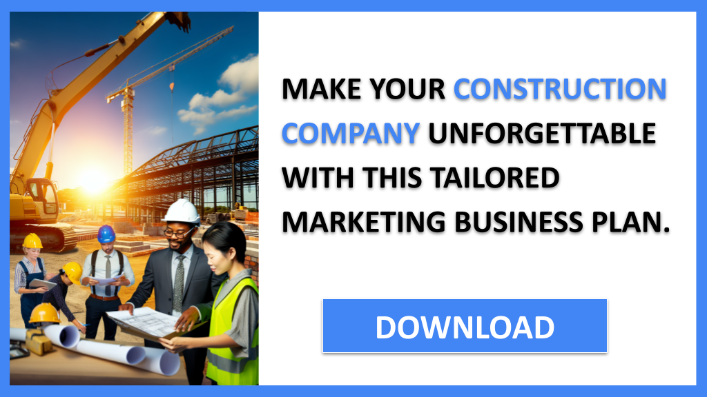 Business Plan Example for Construction Company - Construction Company Marketing Plan- CTA3