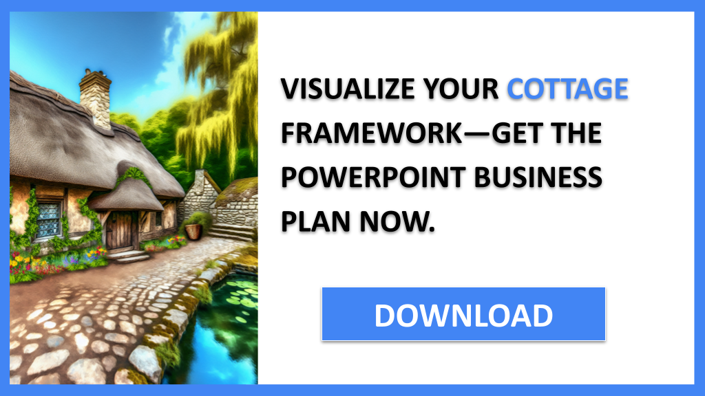 Business Plan Example for Cottage - Cottage Business Model Canvas- CTA3