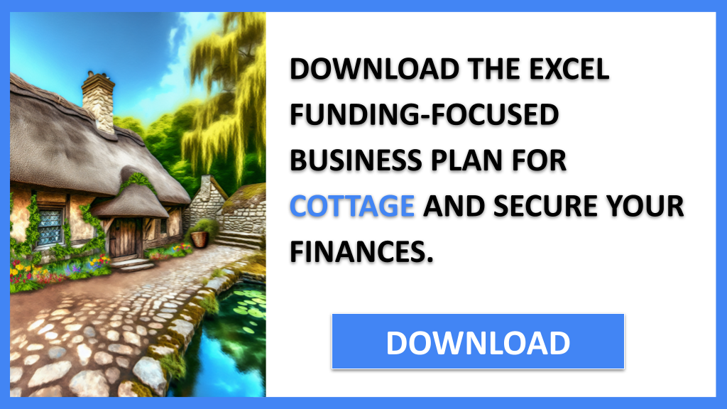 Business Plan Example for Cottage - Cottage Funding Options- CTA2