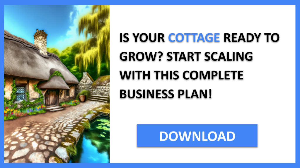 Business Plan Example for Cottage - Cottage Growth Strategy- CTA1