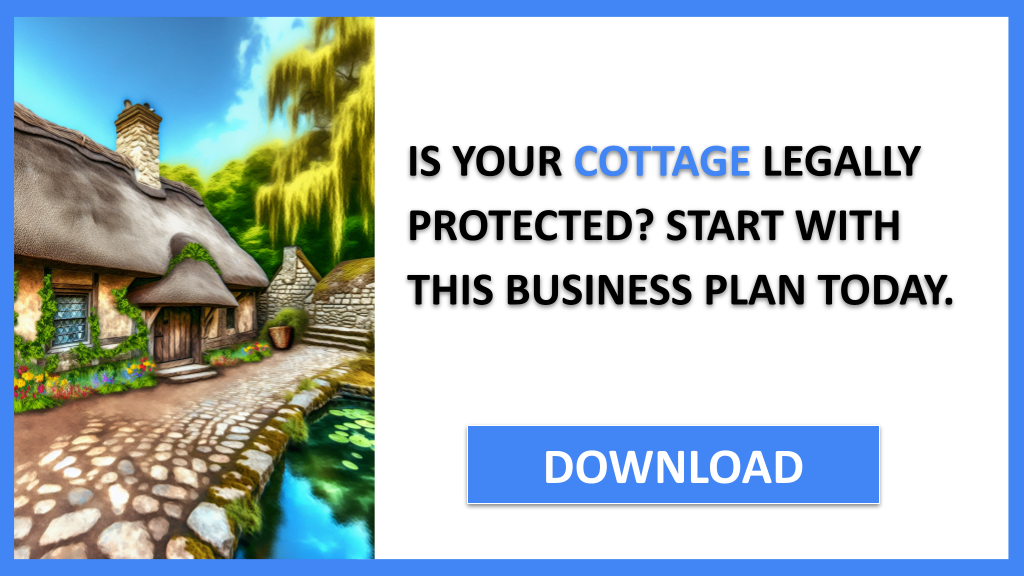 Business Plan Example for Cottage - Cottage Legal Considerations- CTA1