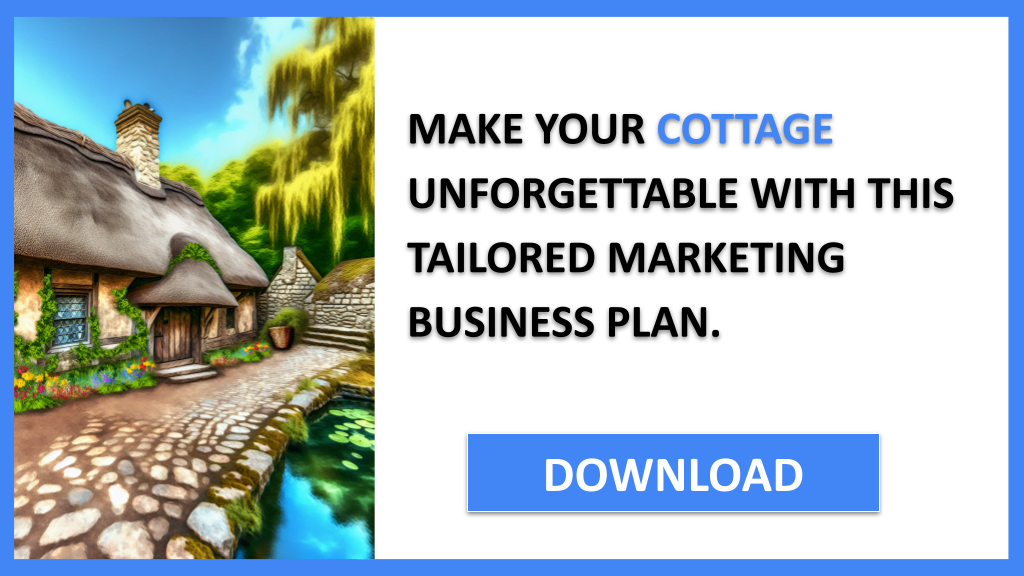 Business Plan Example for Cottage - Cottage Marketing Plan- CTA3