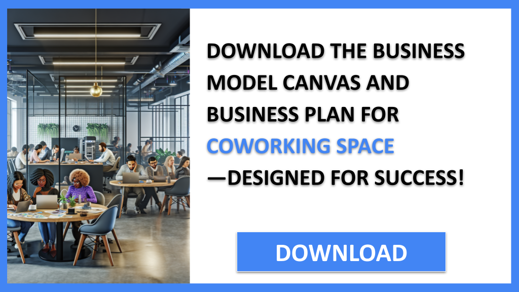Business Plan Example for Coworking Space - Coworking Space Business Model Canvas- CTA2