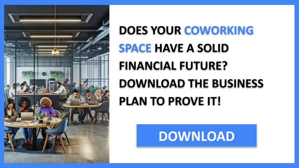Business Plan Example for Coworking Space - Coworking Space Financial Plan- CTA1