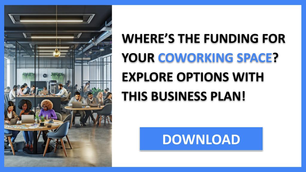 Business Plan Example for Coworking Space - Coworking Space Funding Options- CTA1