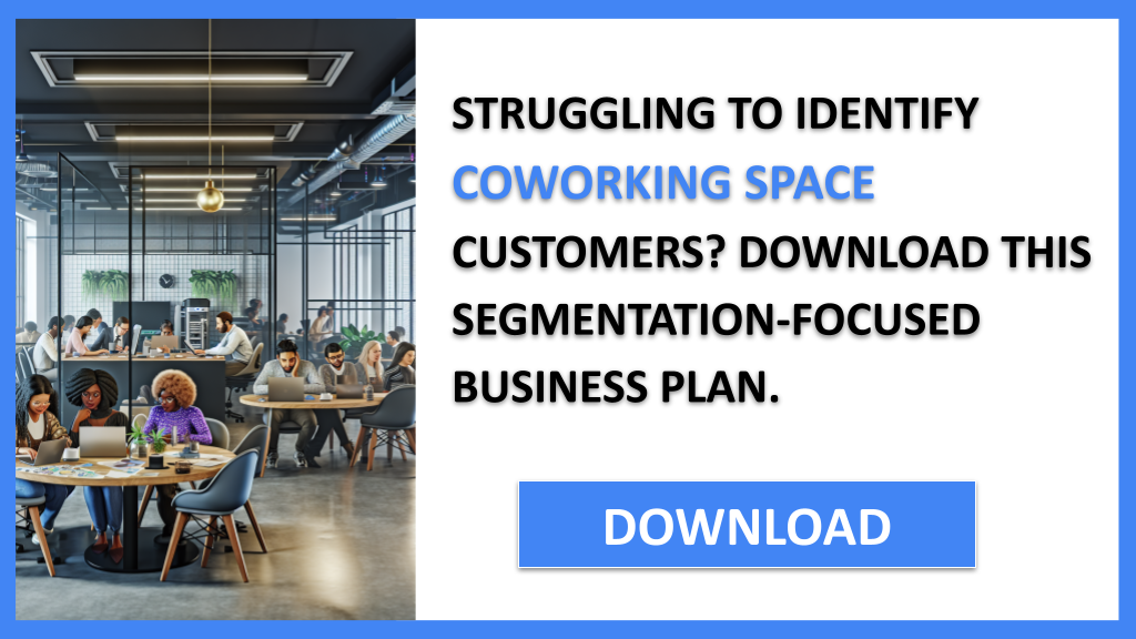 Business Plan Example for Coworking Space - Coworking Space Customer Segments- CTA1