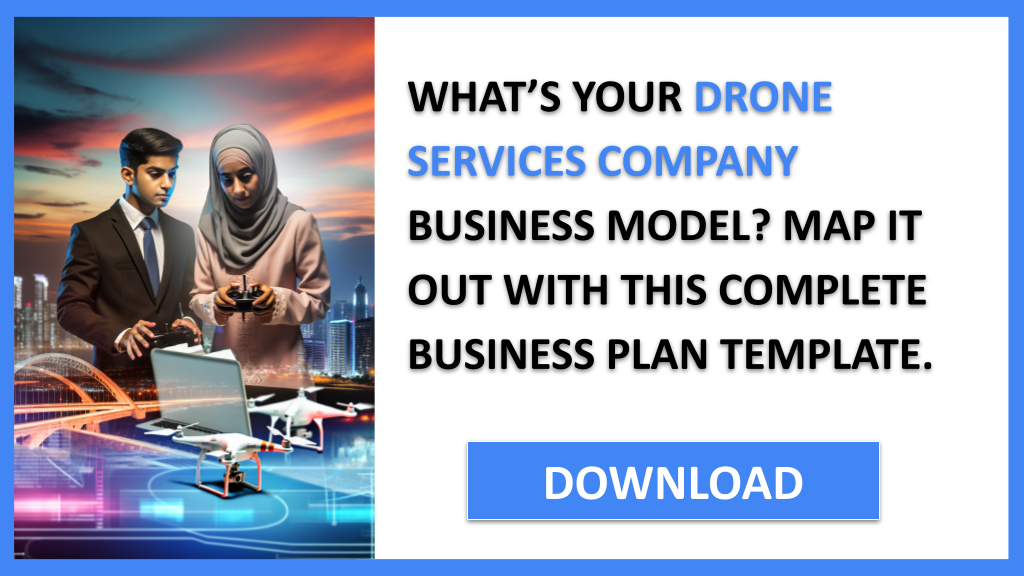 Business Plan Example for Drone Services Company - Drone Services Company Business Model Canvas- CTA1