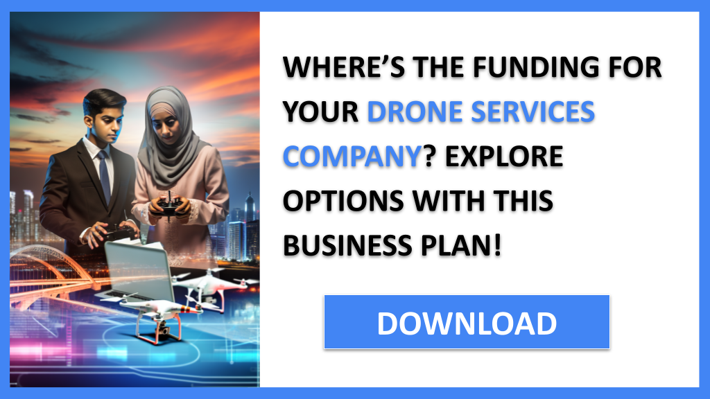 Business Plan Example for Drone Services Company - Drone Services Company Funding Options- CTA1