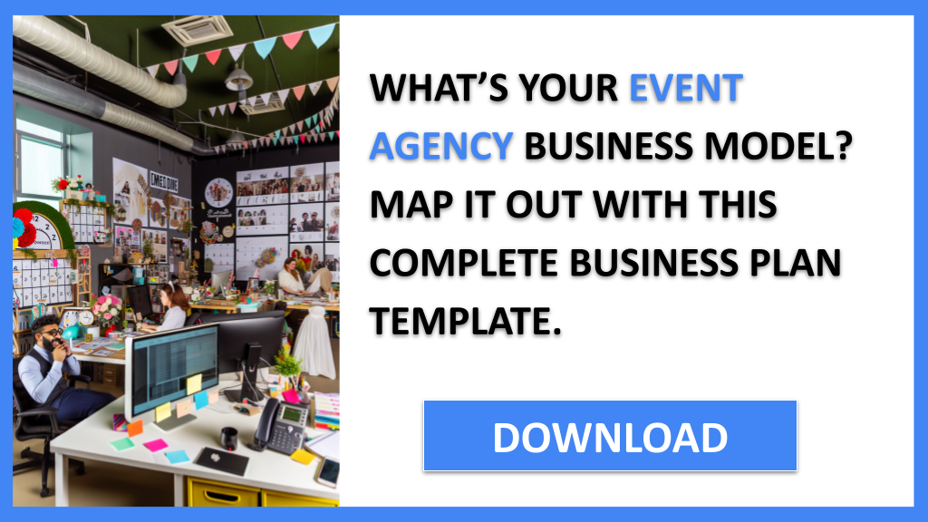 Business Plan Example for Event Agency - Event Agency Business Model Canvas- CTA1