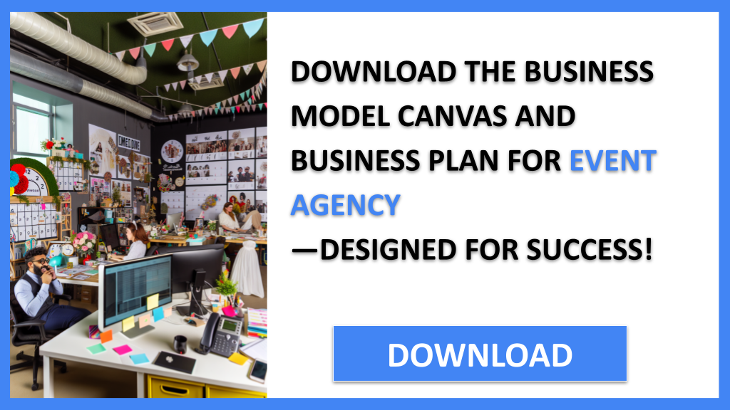 Business Plan Example for Event Agency - Event Agency Business Model Canvas- CTA2