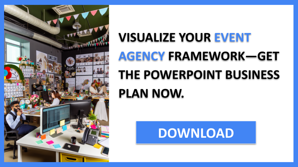 Business Plan Example for Event Agency - Event Agency Business Model Canvas- CTA3