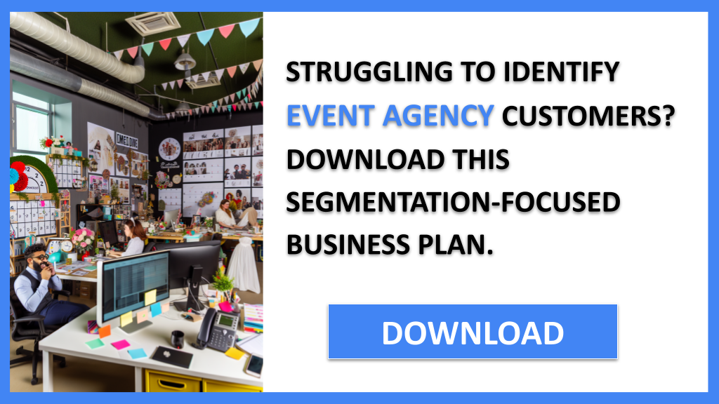 Business Plan Example for Event Agency - Event Agency Customer Segments- CTA1