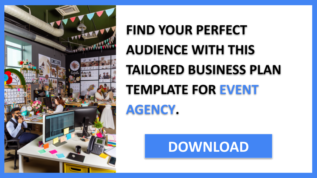 Business Plan Example for Event Agency - Event Agency Customer Segments- CTA2