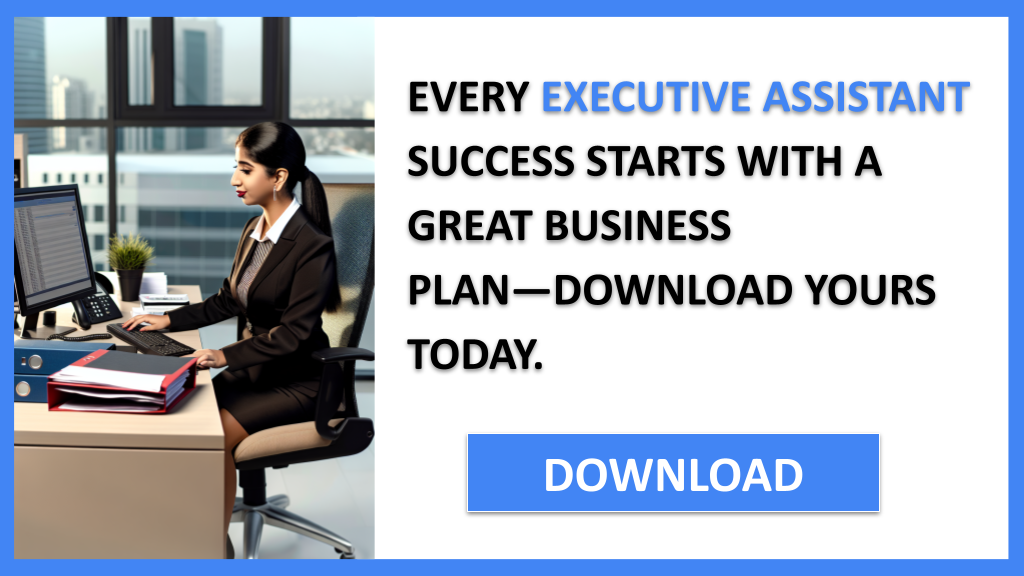 Business Plan Example for Executive Assistant - Executive Assistant Business Plan- CTA1