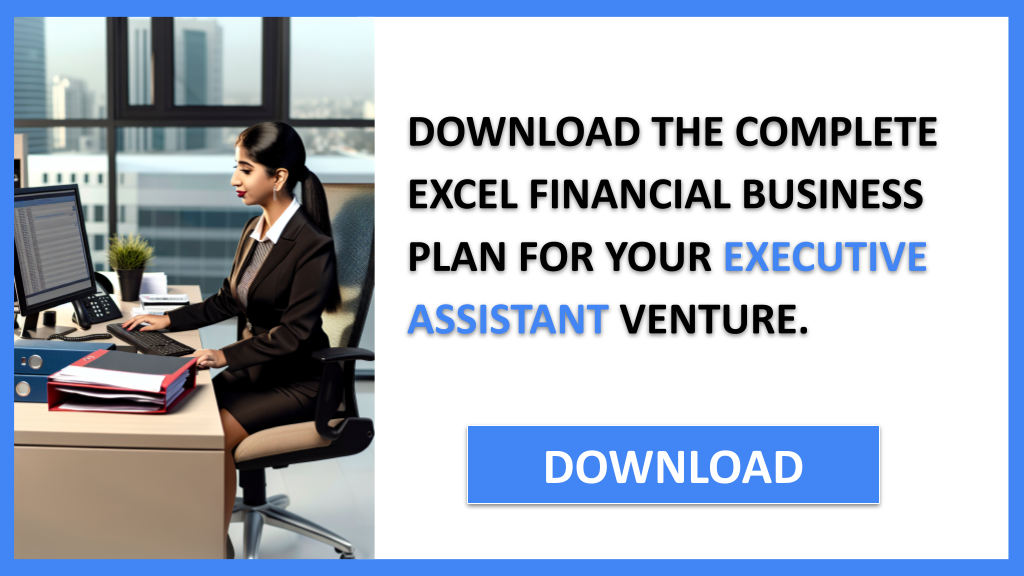 Business Plan Example for Executive Assistant - Executive Assistant Financial Plan- CTA2