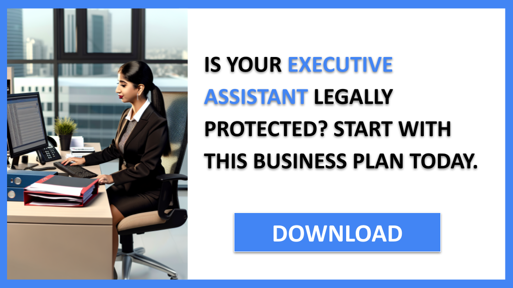 Business Plan Example for Executive Assistant - Executive Assistant Legal Considerations- CTA1