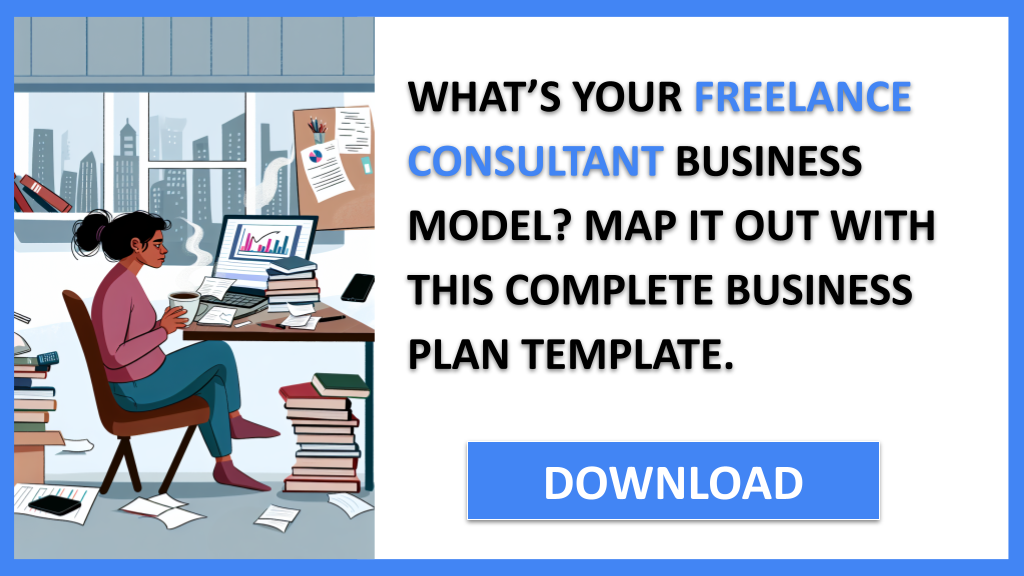 Business Plan Example for Freelance Consultant - Freelance Consultant Business Model Canvas- CTA1