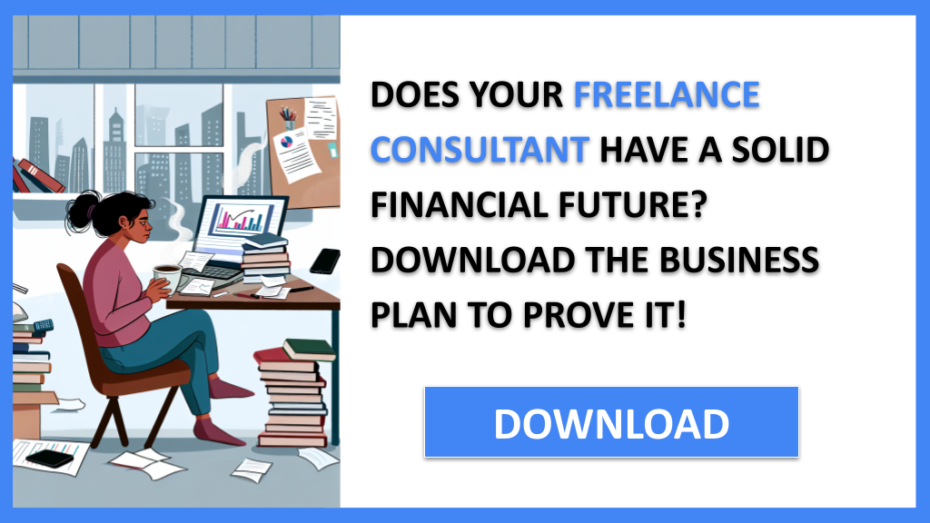 Business Plan Example for Freelance Consultant - Freelance Consultant Financial Plan- CTA1