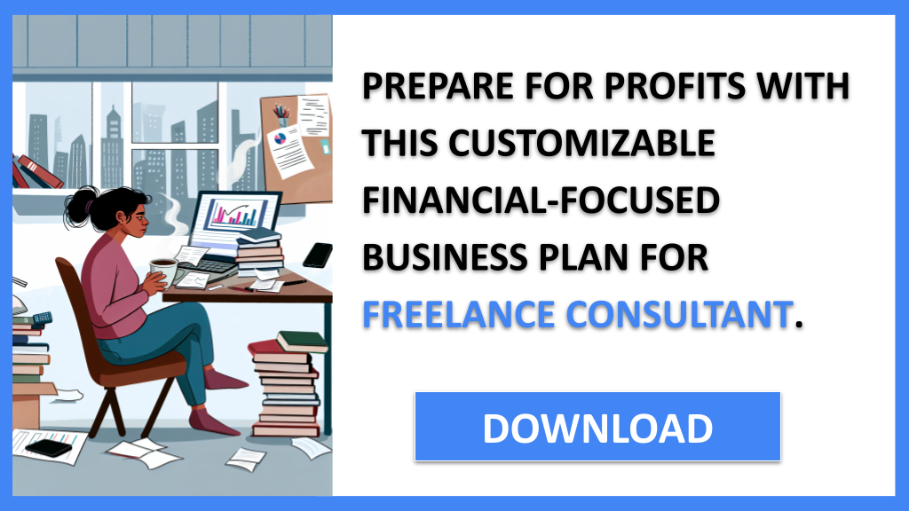 Business Plan Example for Freelance Consultant - Freelance Consultant Financial Plan- CTA3