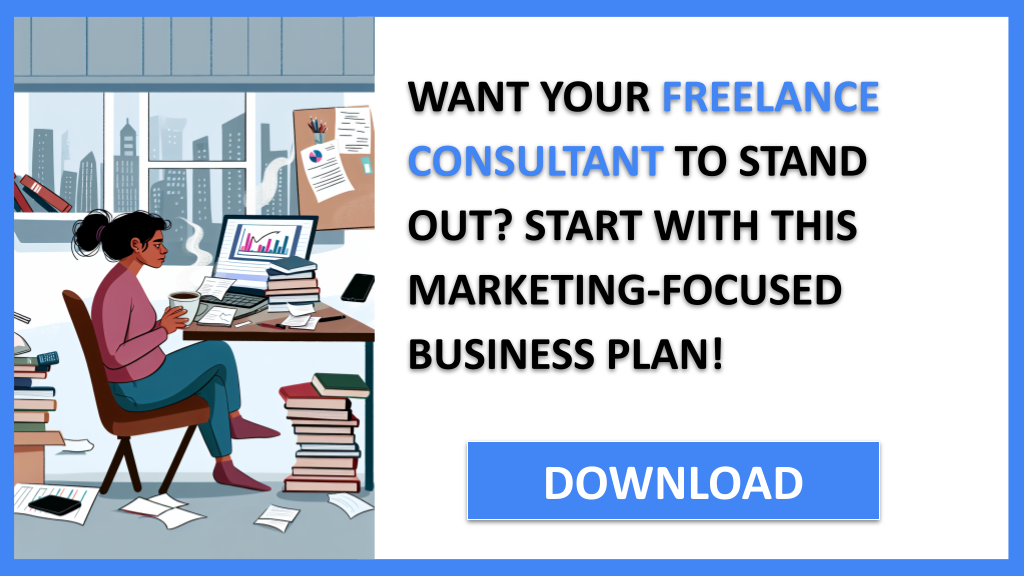 Business Plan Example for Freelance Consultant - Freelance Consultant Marketing Plan- CTA1