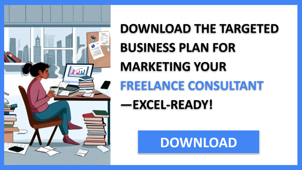 Business Plan Example for Freelance Consultant - Freelance Consultant Marketing Plan- CTA2
