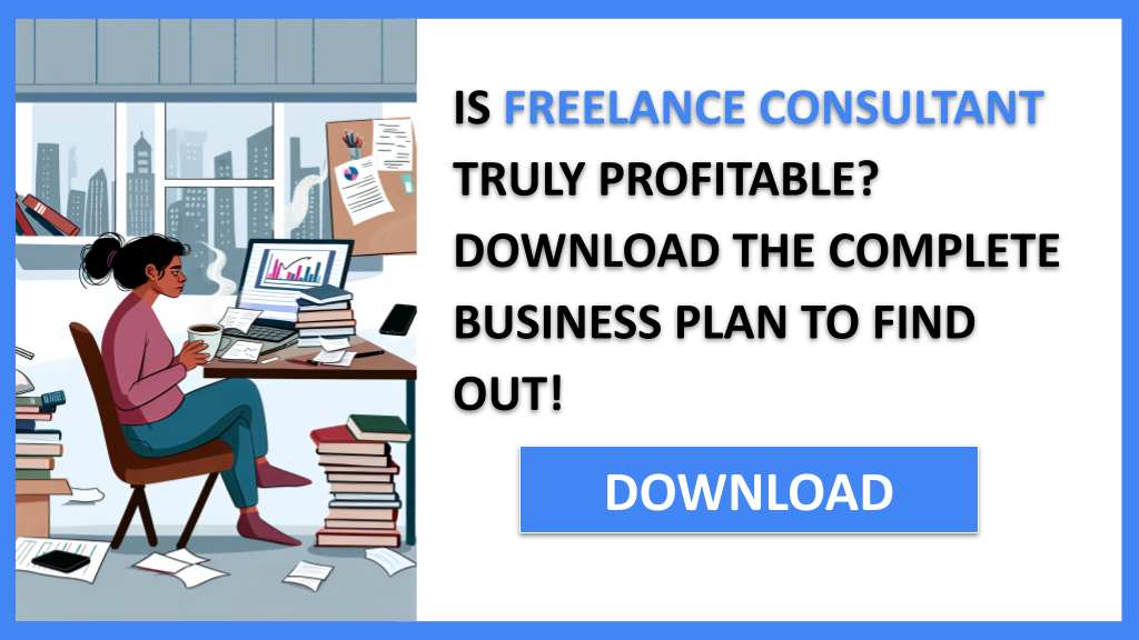 Business Plan Example for Freelance Consultant - Freelance Consultant Profitability- CTA1