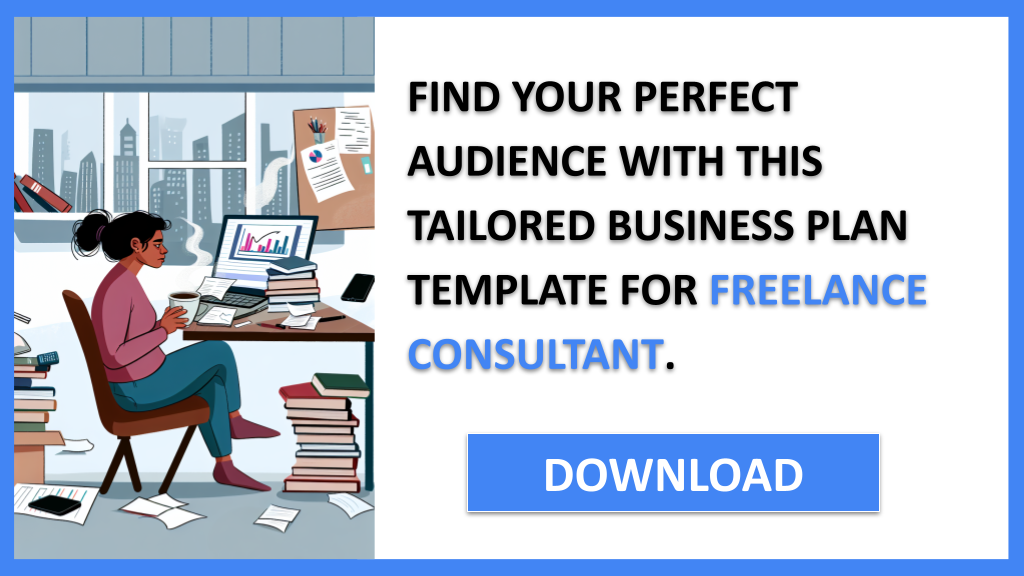 Business Plan Example for Freelance Consultant - Freelance Consultant Customer Segments- CTA2