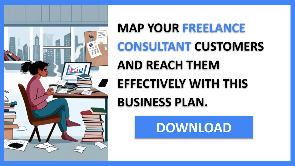 Business Plan Example for Freelance Consultant - Freelance Consultant Customer Segments- CTA3
