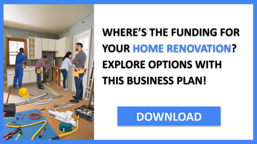 Business Plan Example for Home Renovation - Home Renovation Funding Options- CTA1