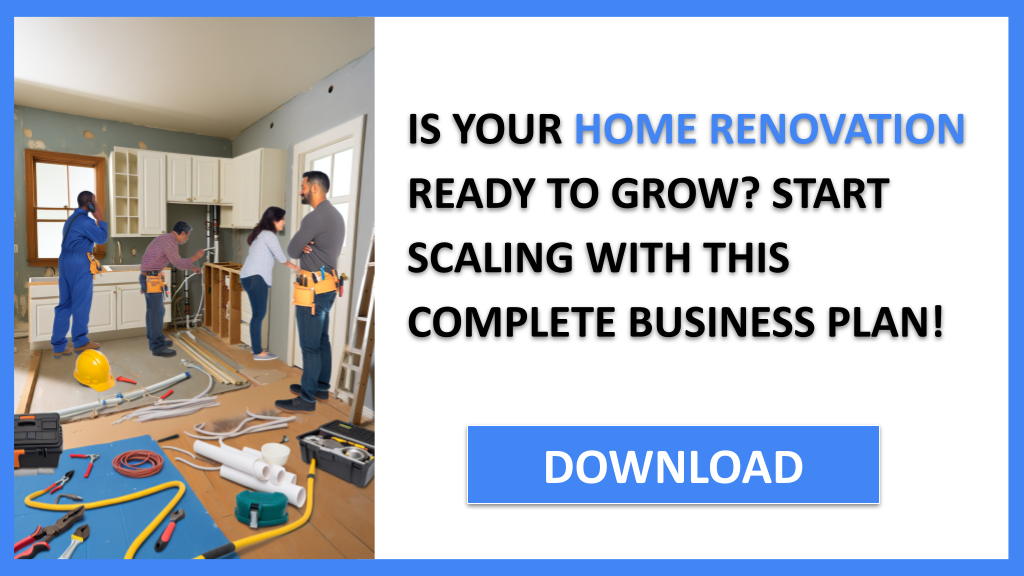 Business Plan Example for Home Renovation - Home Renovation Growth Strategy- CTA1