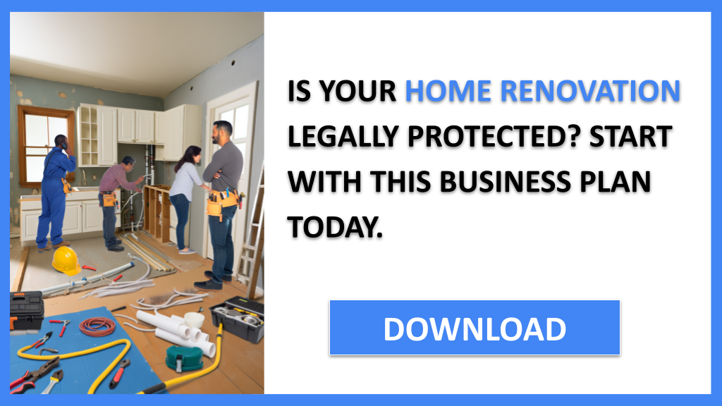 Business Plan Example for Home Renovation - Home Renovation Legal Considerations- CTA1